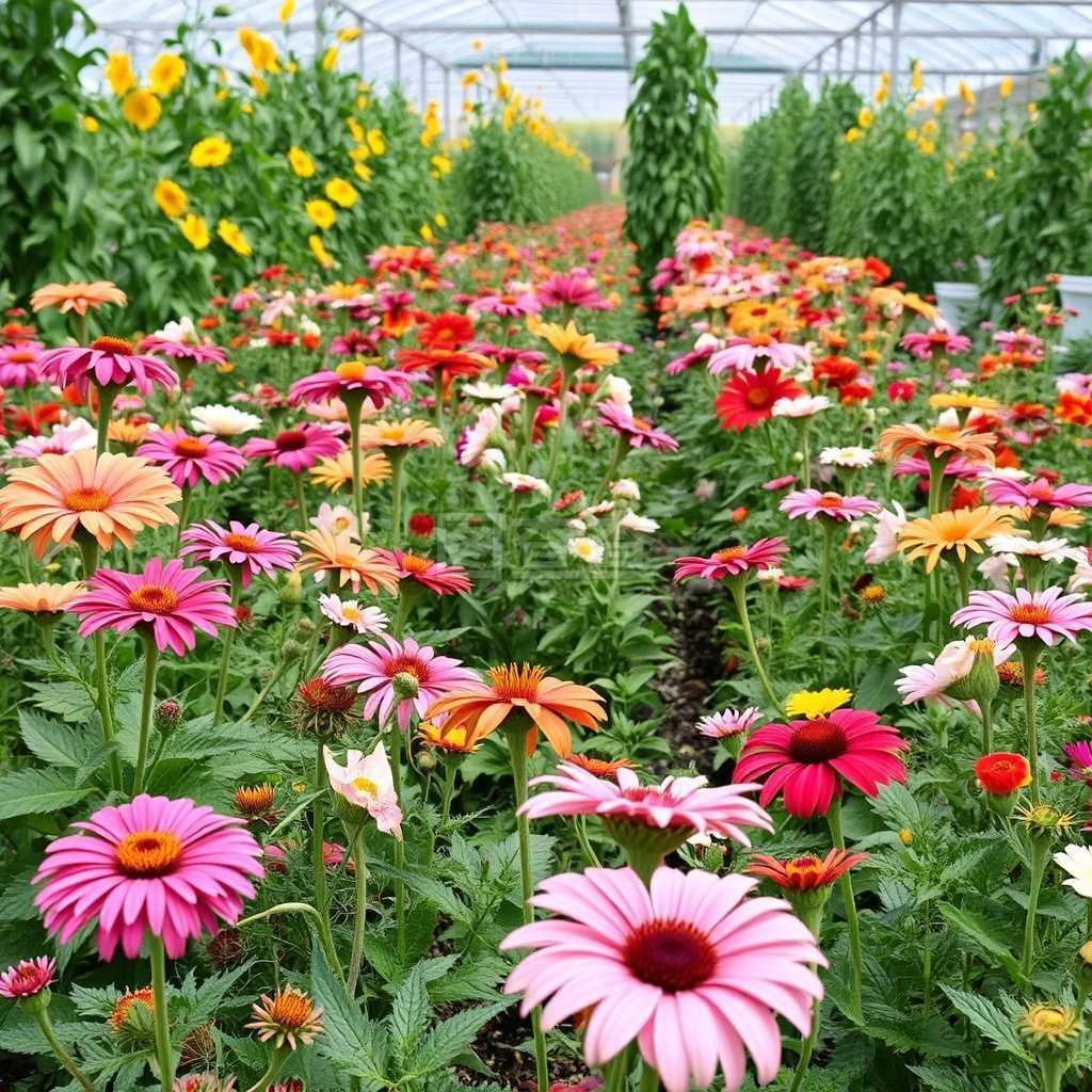 花卉與豆類共生 現代種植園的生態共贏模式